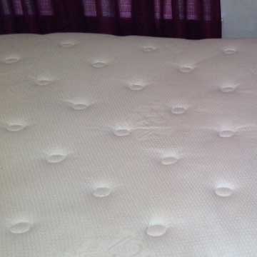 Mattress Stain Removed. The extensive training certainly paid off on removing the unknown stain. Grant knew what solution to try first.