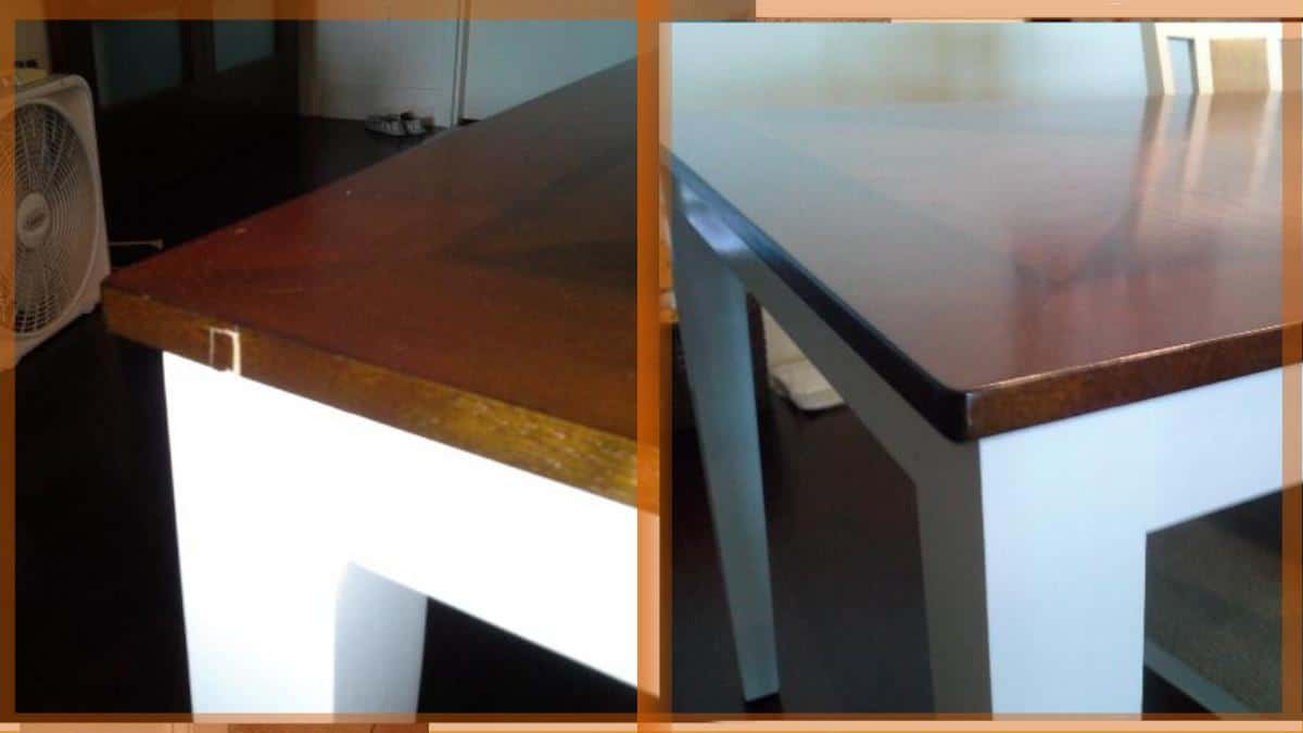 Dining Room Table Veneer chipped