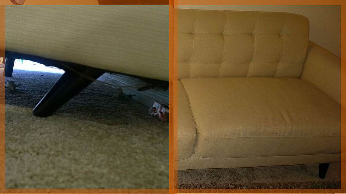 Another Sofa Saved from a Broken Leg