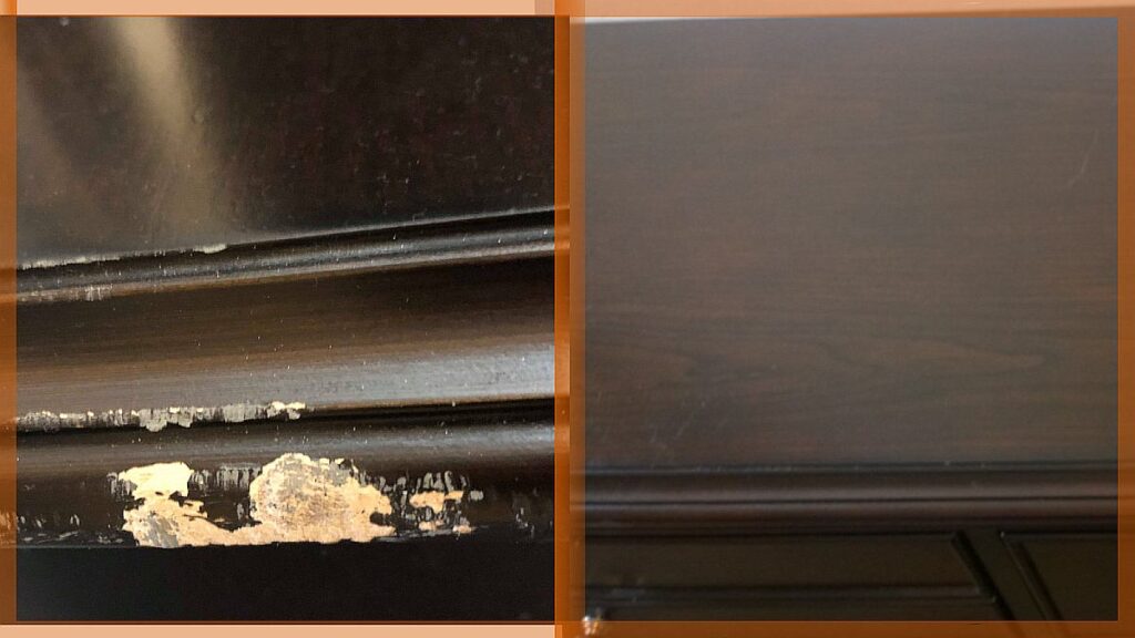 We fixed a rough moving gouge here!